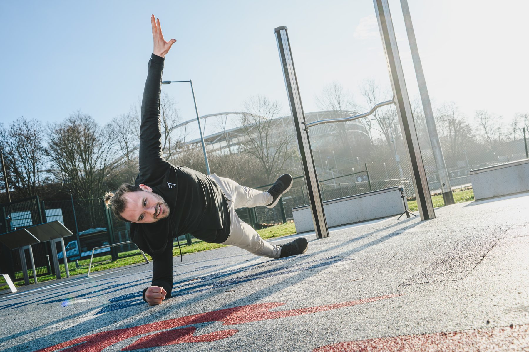Outdoor-Training im Park