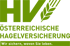 Logo der Österreichischen Hagelversicherung mit grünem HV-Schriftzug, Getreideähre und dem Slogan Wir sichern, wovon Sie leben.
