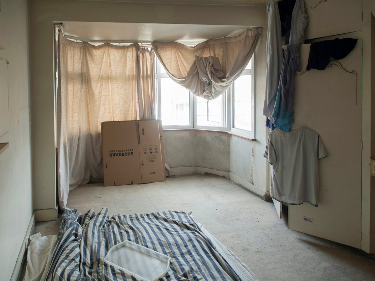 Leere Wohnung nach der Wohnungsauflösung