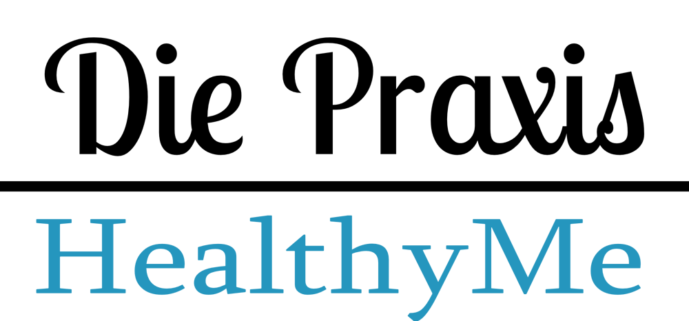 Grüner Text "Die Praxis" über einer Linie und "NEUROCONCEPT" auf dunkelgrünem Hintergrund.