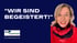 Frau mit rotem Schal und lächelndem Gesicht, daneben Text "Kundenstimme" und "WIR SIND SEHR BEGEISTERT...", Cleanteam Logo.