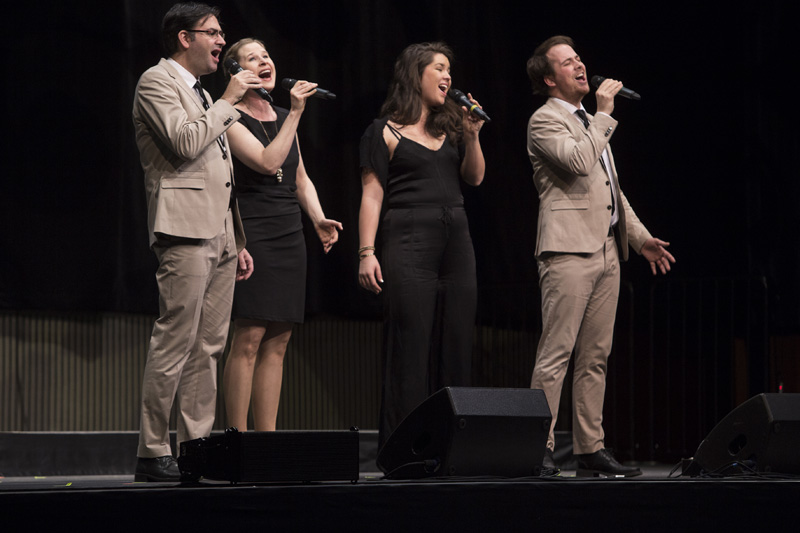 e nine o four singing at the Pure Voices matinee, Voices of Spirit 2014, Graz