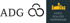 ADG-Logo mit ∞-Symbol und Hotel Schloss Montabaur-Logo mit stilisiertem Schloss.