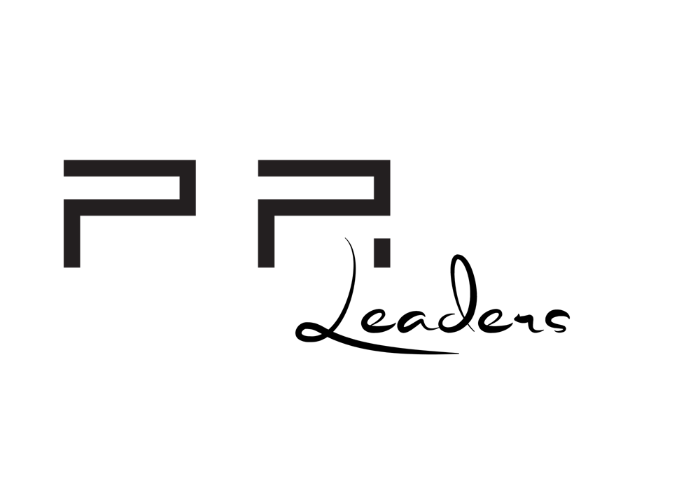 PP Leaders Logo mit stilisierten "PP" und dem Wort "Leaders" in Schreibschrift.