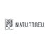 Logo von NATURTREU mit stilisiertem Baum in einem Rechteck.