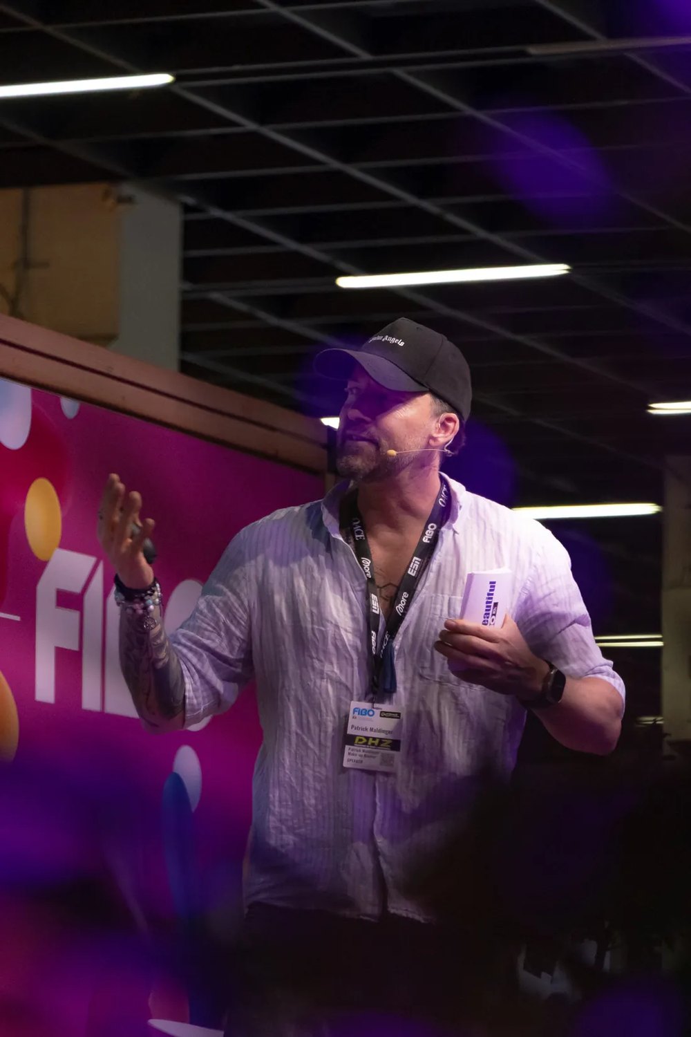 Patrick Maldinger als Speaker auf der FIBO