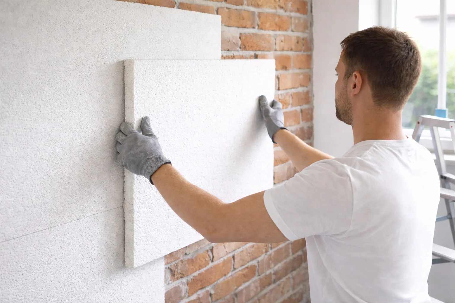 Innendämmung Montage und Struktur