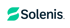 Grünes Solenis-Logo mit dunkelblauem Text auf weißem Hintergrund.