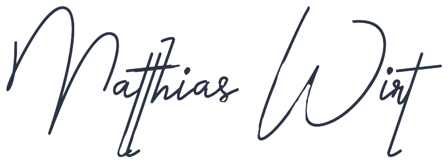 Unterschrift von Matthias Wirt