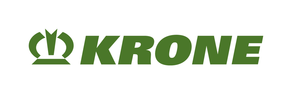 Grünes Krone-Logo mit einem stilisierten Blatt als erstem Buchstaben auf dunkelgrünem Hintergrund.