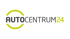 Logo von AUTOCENTRUM24 mit einem limettengrünen Kreis, der das "A" umrahmt.