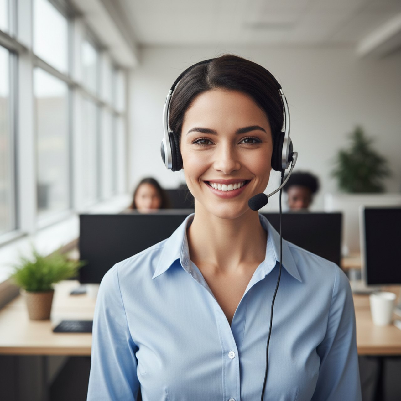 Helpdesk am Telefon
