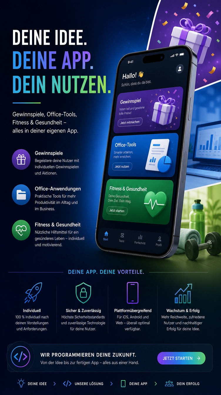 Ich möchte auch eine App