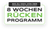 8 WOCHEN RÜCKENPROGRAMM, bis zu 100% von der Krankenkasse bezuschusst.