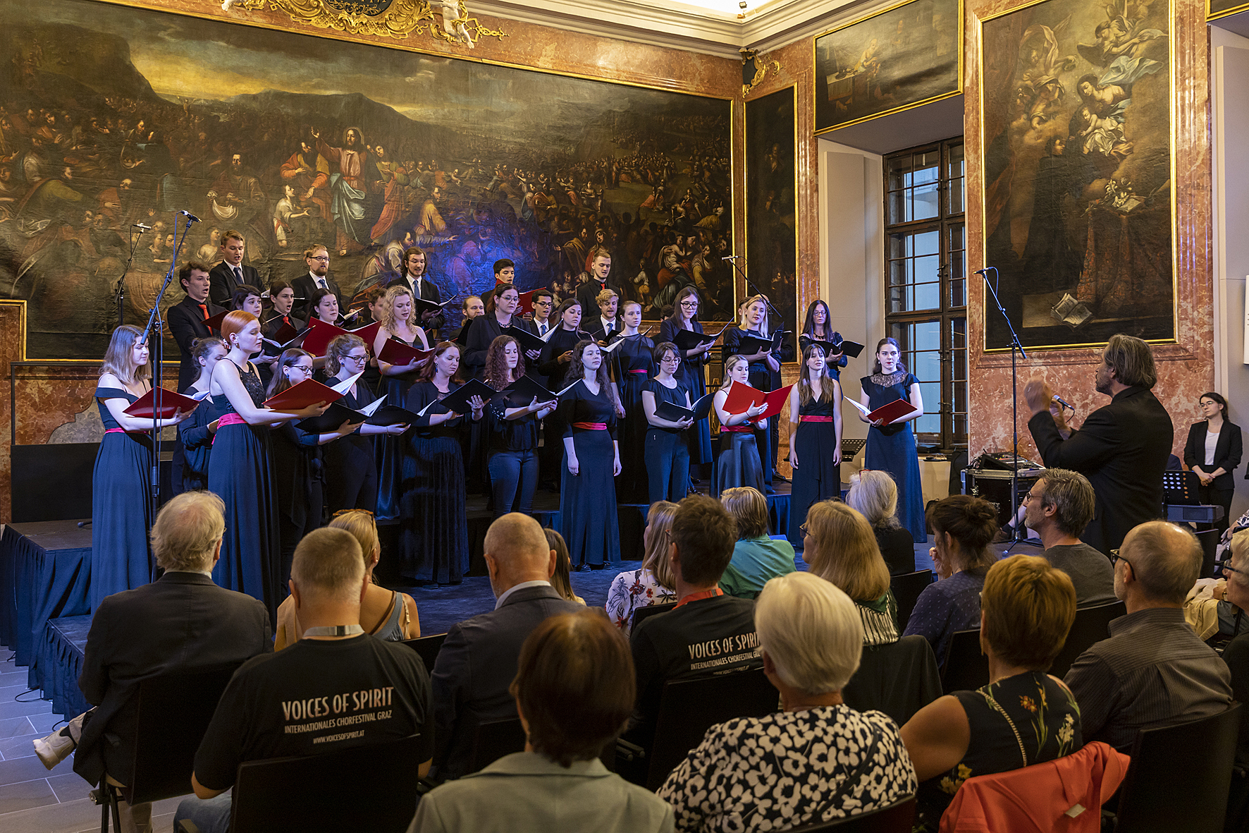 Chamber Choir of the Ljubljana Conservatory together with the Herzogenberg Kammerchor in the Minoritensaal, Voices of Spirit 2022, Graz