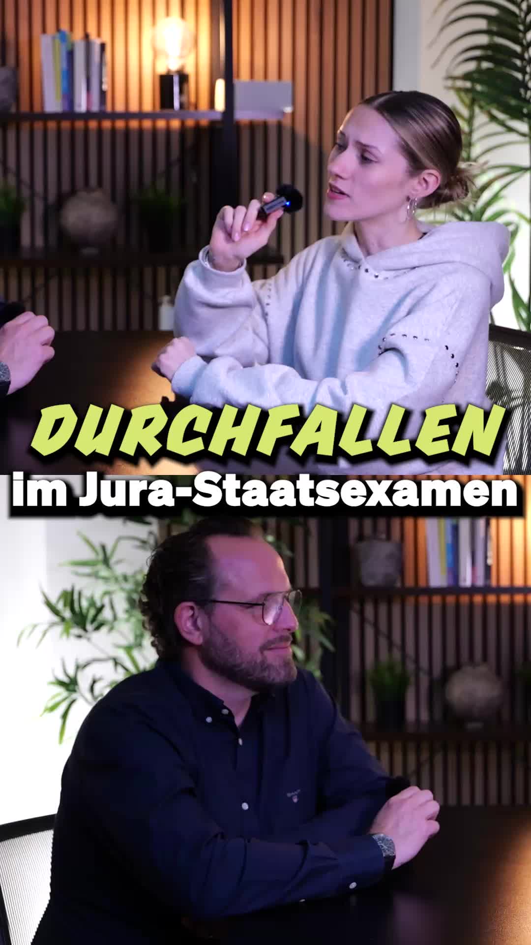 Standbild aus dem Video über das Durchfallen im Jura-Staatsexamen