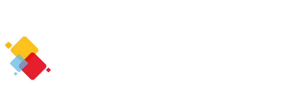 Logo "VOLKSHOCHSCHULEN DIGITALISIEREN.DE by partnaer.core GmbH" mit bunten Quadraten.