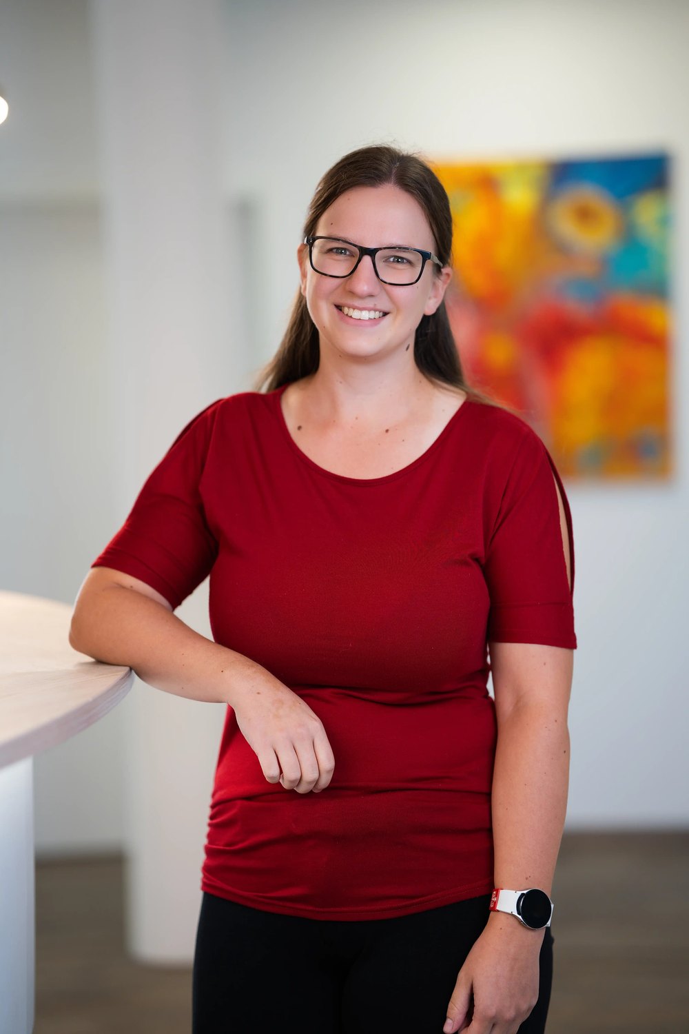 Porträt von Jacky, Physiotherapie im Therapie Haus Schwab.