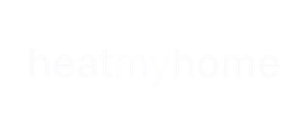 heatmyhome Logo in weißer Schrift auf dunkelgrünem Hintergrund.