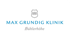 Logo der Max Grundig Klinik Bühlerhöhe mit Wappen.