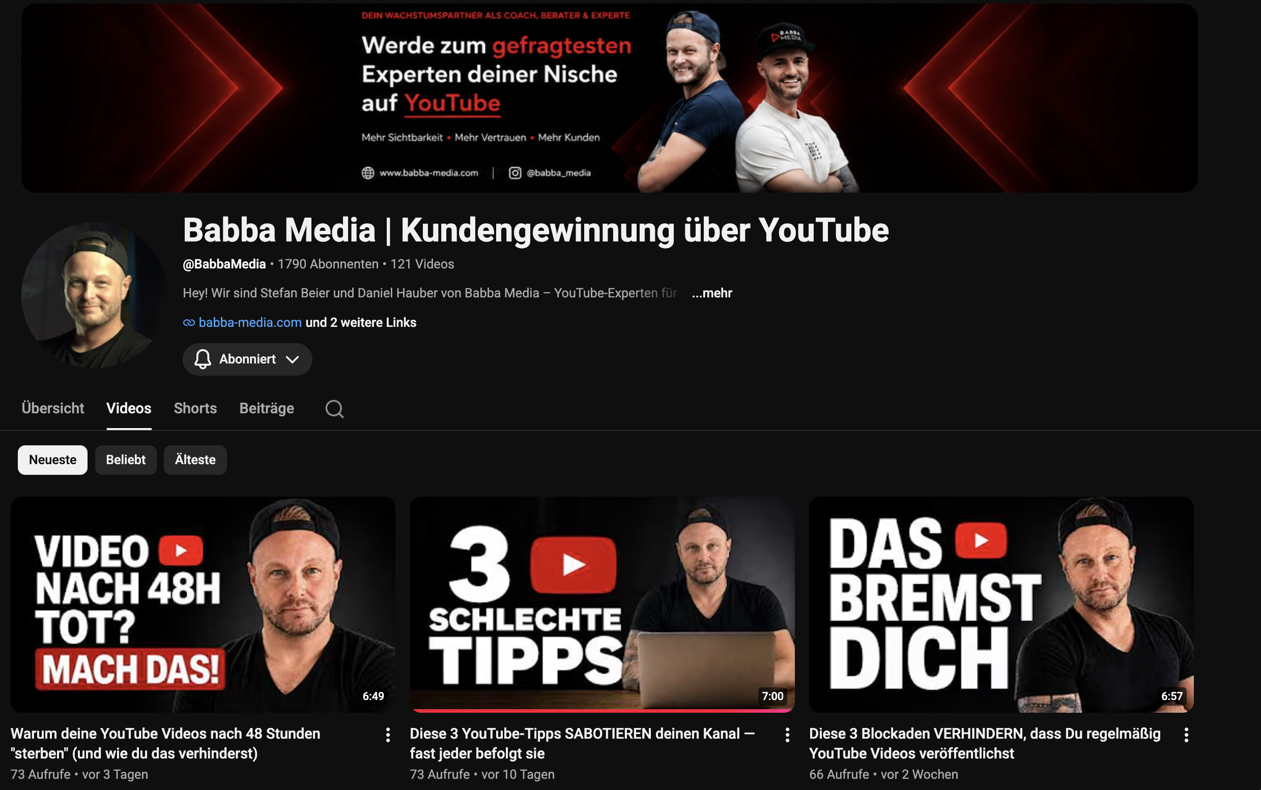 YouTube Kanal