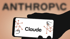 Illustration eines Smartphones mit dem Logo von Claude, der KI von Anthropic, im Vordergrund, während im Hintergrund der Schriftzug Anthropic erscheint.