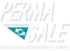 PERMA SALE Logo mit sich überlappenden Pfeilen, darunter "INDUSTRIE-EQUIPMENT GMBH"