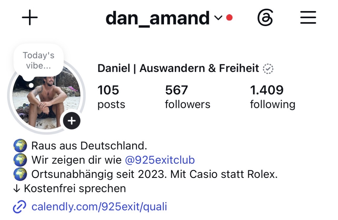Instagram Profil dan_amand