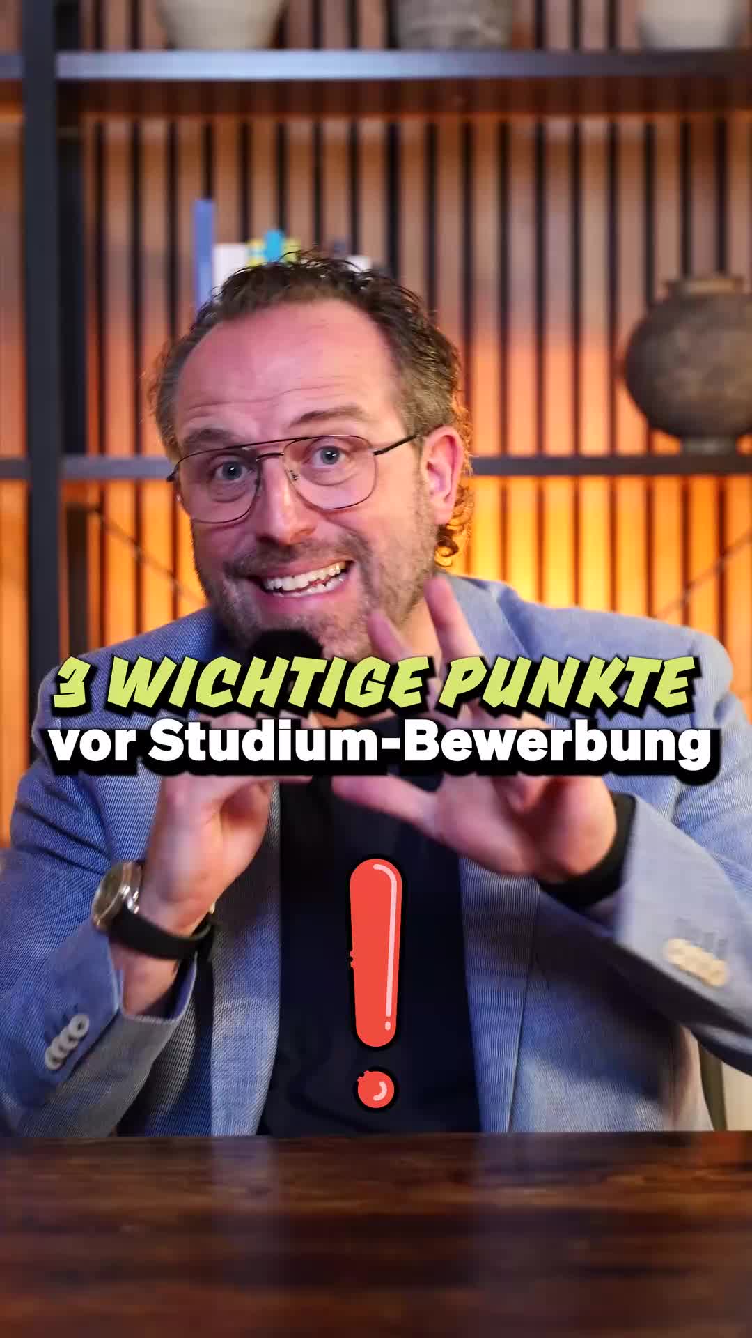 Erklärvideo zu Bewerbungsfristen und Unterlagen für ein Studium