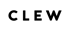 Schwarzer Text "CLEW" auf dunkelgrünem Hintergrund.