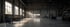 Leere Halle ohne Mitarbeiter