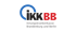 Logo der Innungskrankenkasse Brandenburg und Berlin (IKK BB) auf dunkelgrünem Hintergrund.