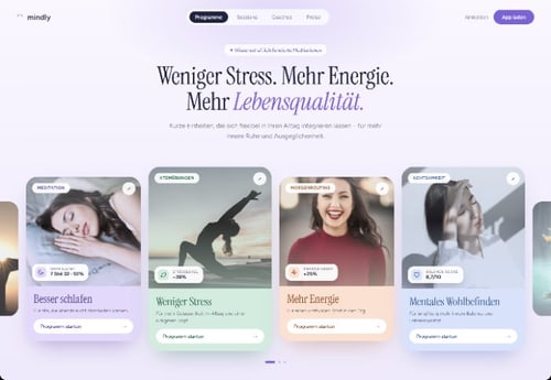 Designkonzept Gesundheits-App