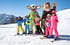 Kinderskikurs mit Maskottchen im Winter in der Region Piesendorf Niedernsill