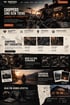 Website der Ironriders Choppers & More mit Angeboten zu Custom-Bikes, Werkstatt-Service und Motorrad-Lifestyle-Ausrüstung.