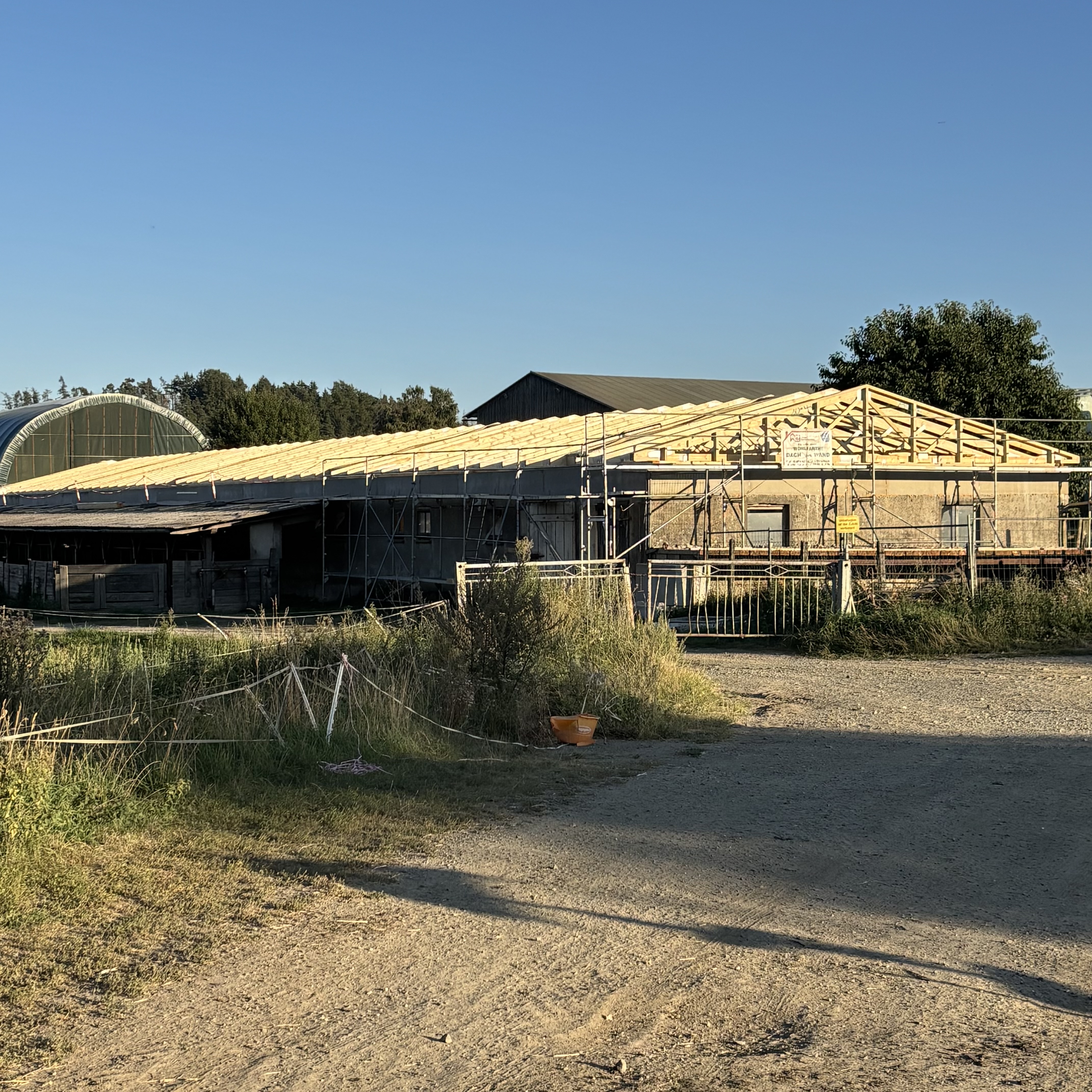 Anbau Holz
