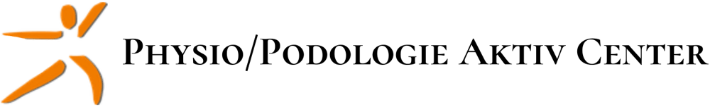 Logo mit gelbem und grauem, geschwungenem Symbol, daneben der Text "STARTRAINING" in Gold und Grau.