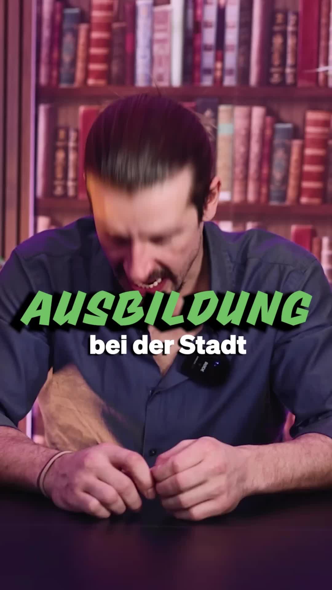 Standbild aus dem Video über die Ausbildung bei der Stadt Nürnberg