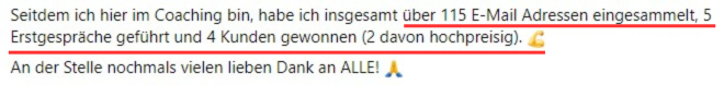 Kundenergebnis