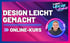 Design leicht gemacht Online-Kurs um Canva zu lernen