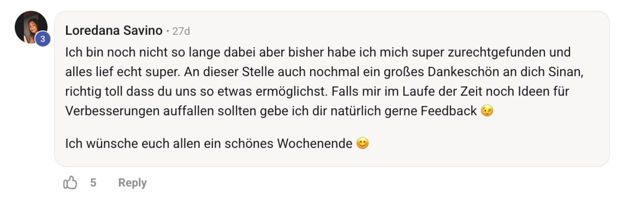 Feedback aus dem Syndikat