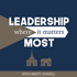 Leadership Where It Matters Most podcast cover: "Leadership where it matters MOST" text with church and house icons.