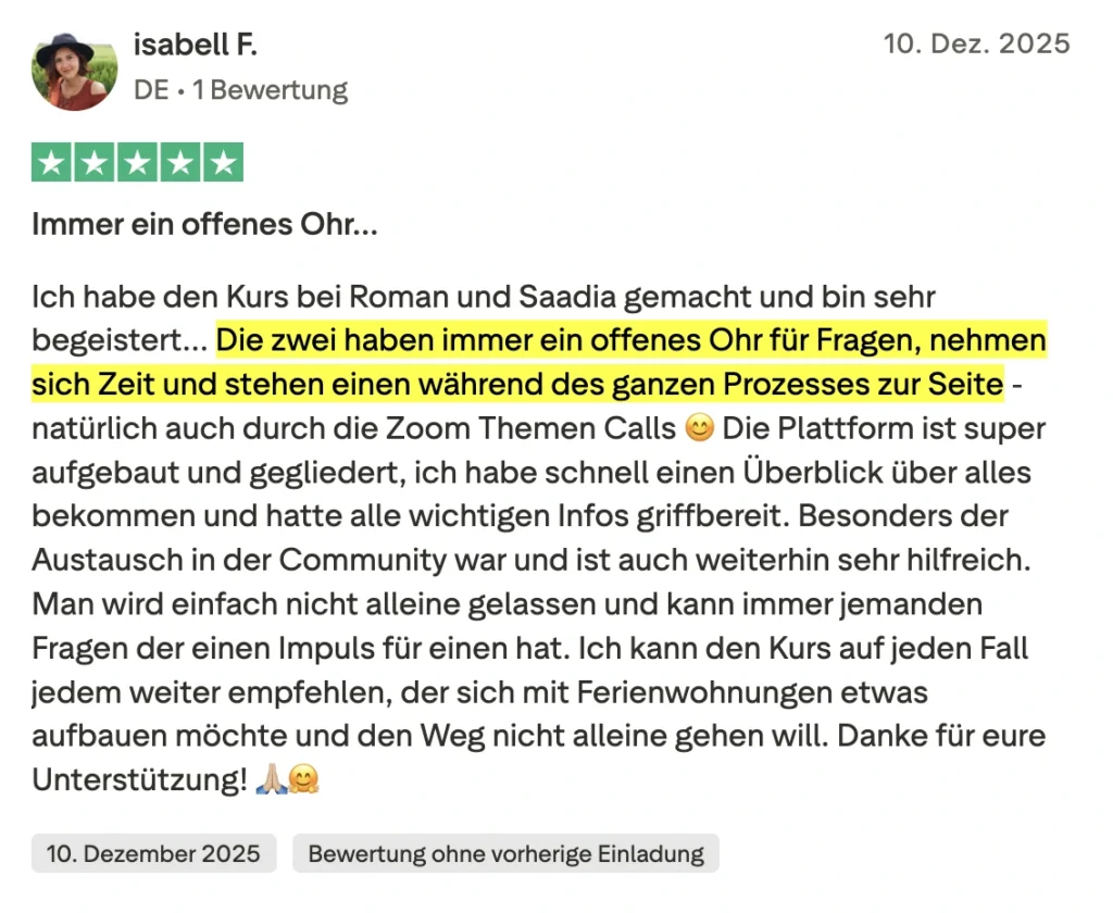 Kundenbewertung