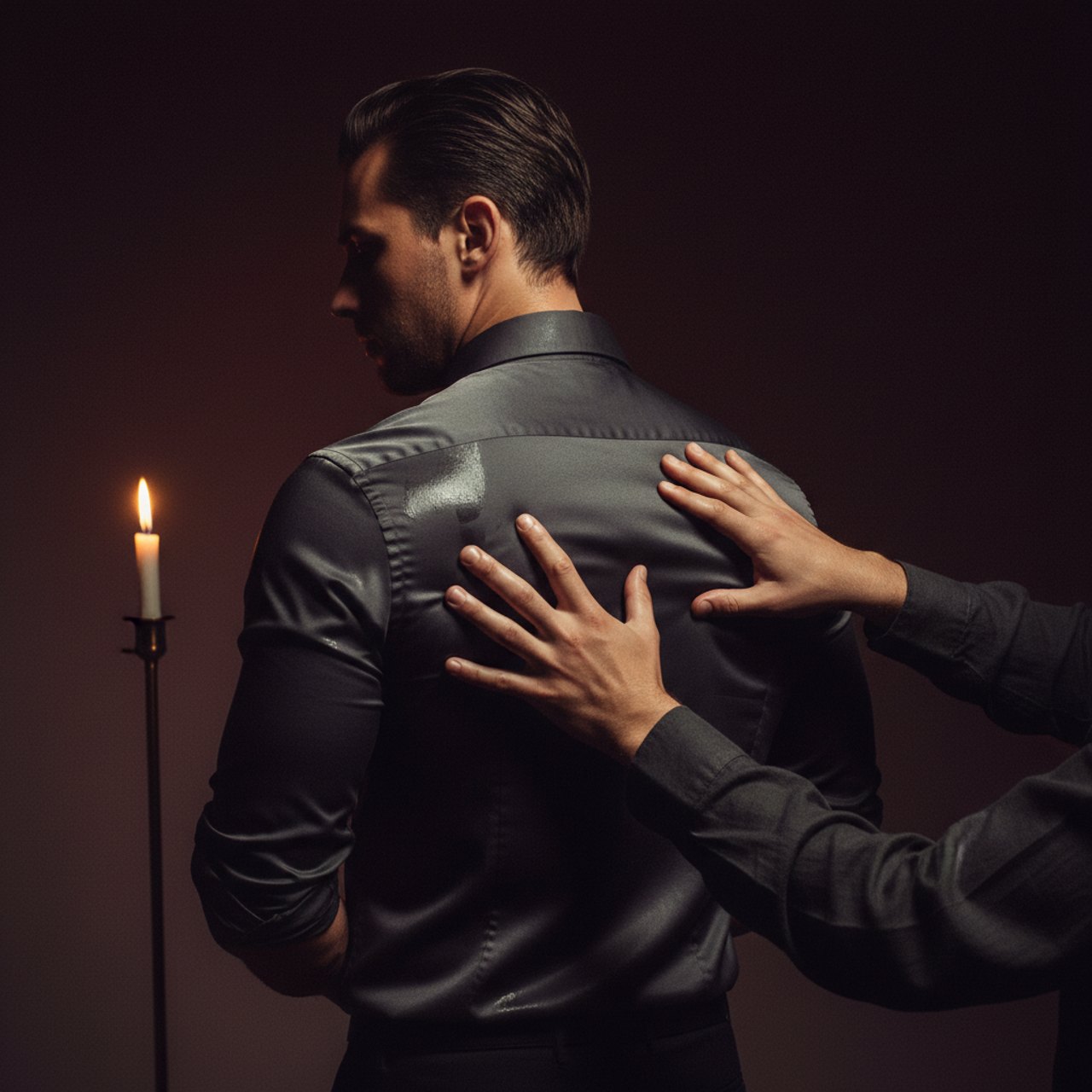 Massage bei Kerzenlicht