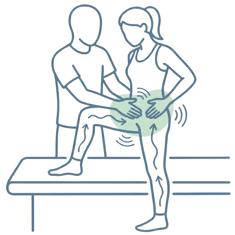 Illustration zur Leistung Manuelle Lymphdrainage (MLD)