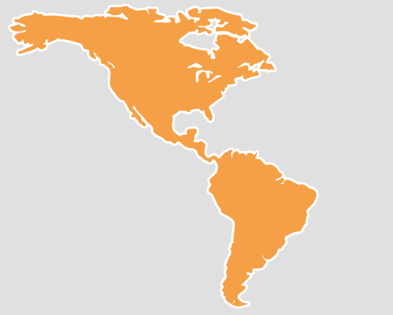 Amerika Karte