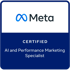 Meta Certified AI and Performance Marketing Specialist Abzeichen Nico Neumaier