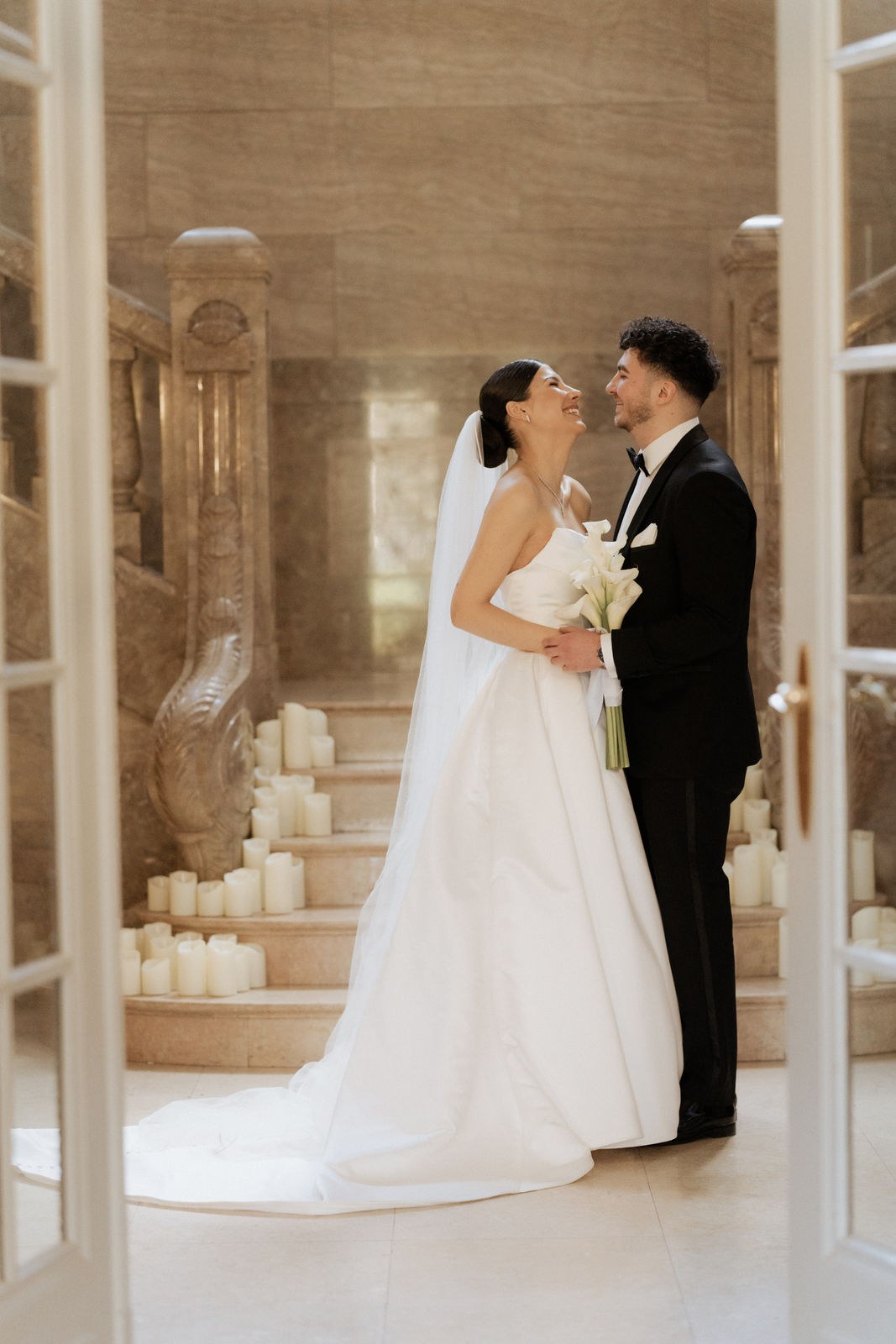 Hochzeitsfoto im Schloss Garath in Düsseldorf