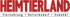 Heimtierland-Logo: roter Text auf Grün, darunter "Tiernahrung • Reiterbedarf • Zubehör".