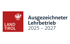 Ausgezeichneter Lehrbetrieb des Landes Tirol 2025 bis 2027